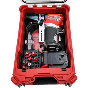 Packout Organizer for Milwaukee M18 Fuel Compact Router (2732-20) and Accessories (Black Liner Only)