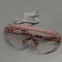 UKNOW Safety Glasses Over Eyeglasses, Anti Fog Safety Goggles ANSI Z87.1, Adjustable Protective Eyewear