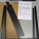 Kitstorack Laundry Basket Organizer, Laundry Hamper with Shelf & 2 Pull-Out Removable Bags, Dirty Clothes Hamper Organizer for Laundry Room Bathroom and Dorm, 2 x 11.8 gallons (44.5L) (Black)