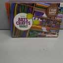 Dan&Darci Arts and Crafts Vault - Craft Supplies Kit in a Box - Birthday Gift for Kids Ages 4 5 6 7 8 9 10 11 & 12 Year Old Girls & Boys - Crafting Set Kits - Gift Ideas for Kid Art Activity Gifts