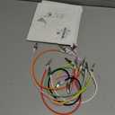 Patelai 12 Pcs Silicone Dental Bib Clips Colorful Napkin Clips Bib Holder Dentist Napkin Chain Neck Chain with Lanyard for Elderly Adult Patient Towels Restaurant Cloth Travel(Bright Color Series)