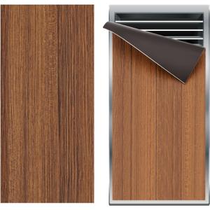 PATIKIL 16"x7.5" Magnetic Vent Cover, Floor Wall Air Registers Cover High Strength Magnetic Vent Blocker for Home RV HVAC Fireplace Furnace, Wood Grain Color