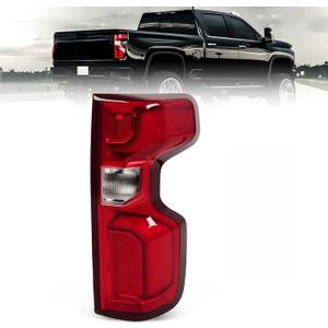 Right Tail Light Assembly Compatible with 2019-2023 Silverado 1500 2500HD 3500HD Passenger Side Tail lamp Rear Brake Lamp Back light 84678150 GM2801311