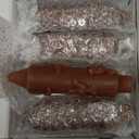 Hummingbird Short Taper Candle Brown CandleSticks Dripless Mini Tapered Candles for Christmas Home Decor 6 inch Set of 4,Brown