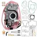 Carburetor Compatible with WR250F YZ250F 2001-2013 for KX250F RMZ250 2004-2013 CRF250X 2002-2016 Replace TC250 TE250 Carb with Carburetor Rebuild Repair Kit, Gasket Kit