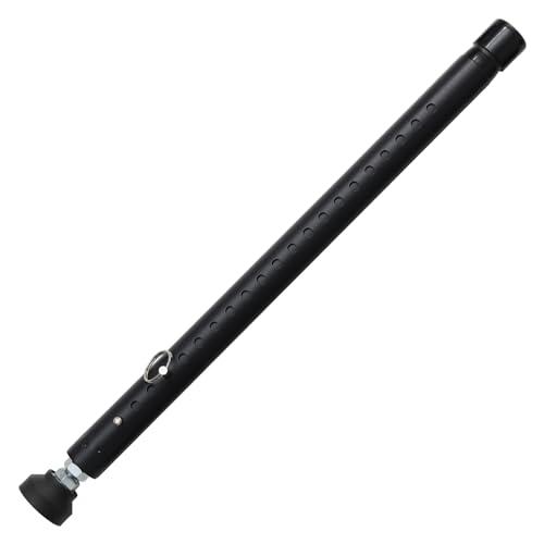 Starbover Sliding Door Security Bar, Adjustable Window Security Locks with Rubber Tips 17-50inch, Patio Door Security Lock Black for Home Apartment, Black