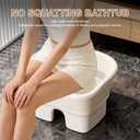 Sitz Bath Tub for Hemorrhoids,Sits Bath Kit for Women & Men,Wider Seat,Deeper Bowl,Adjustable Height,Anti Slip with Drain Tube