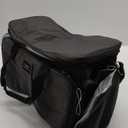 CURMIO Sewing Machine Carrying Case for Most Standard Sewing Machine, Universal Travel Tote Bag with 2 Removable Transparent Zipper Pouches for Sewing Supplies, Black (Patented Design)