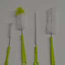 Bottle Cleaning Brush Set - Long Handle Bottle Cleaner for Washing Narrow Neck Beer Bottles, Sports Water Bottles with Straw Brush, Kettle Spout/Lid Cleaner Brushes (Green)