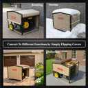 Generator Shed For Storing & Running Generator Outdoor - Combining Generator Covers While Running & Generator Covers for Outside Storage into one (GCL)