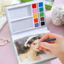 Portable Watercolor Painting Set with Built-In Sketchbook  Travel Art Kit for Teens, Beginners & Artists | Lightweight Watercolor Set for Outdoor Sketching, Journaling & Creative Expression