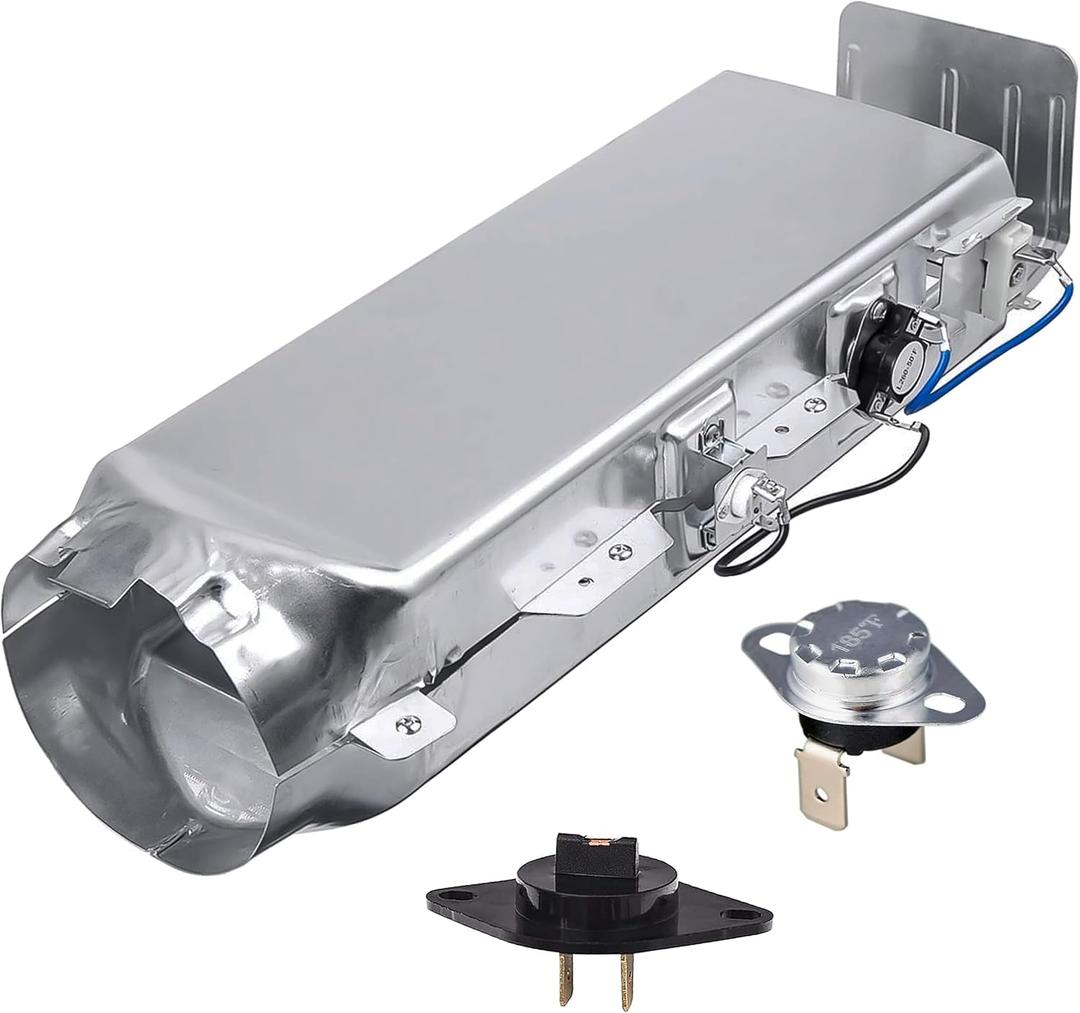 Dryer Heating Element Assembly Replaces fit for Samsung DV42H5000EW/A3 DVE45N5300W/A3 DV337AEG/XAA DVE45N5300V/A3 DV5451AEW/XAA DV48H7400EP/A2 DV42H5200EP/A3 DV448AEP/XAA DV419AEU/XAA DV419AEW/XAA