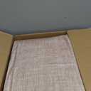 GarveeHome Scalloped Bow Rug for Living Room, Solid Camel Rug for Dorm, Washable Rugs 6x9 Soft Low Pile Non Slip Scalloped Rugs for Nursery College Bedroom Decor Kids Room Playroom