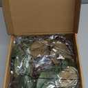 BAOLITVINE Lighted Magnolia Garland with Timer 6FT 80 LED Fairy Lights, Artificial Plant Vine Garland with Lights Battery Operated or USB Plug in for Fireplace Mantle Christmas Spring Decoration