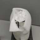 2.5oz Espresso Cups Set of 4, Porcelain Stackable Espresso Cups with Saucers and Metal Stand Set, White Expresso Shots Cup Set