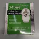 Universal Ceiling Fan Remote Control Kit Replacement for Harbor Breeze Hunter 99122/99123/99600/99813 /99770/85095,3-Speed Light Dimmer