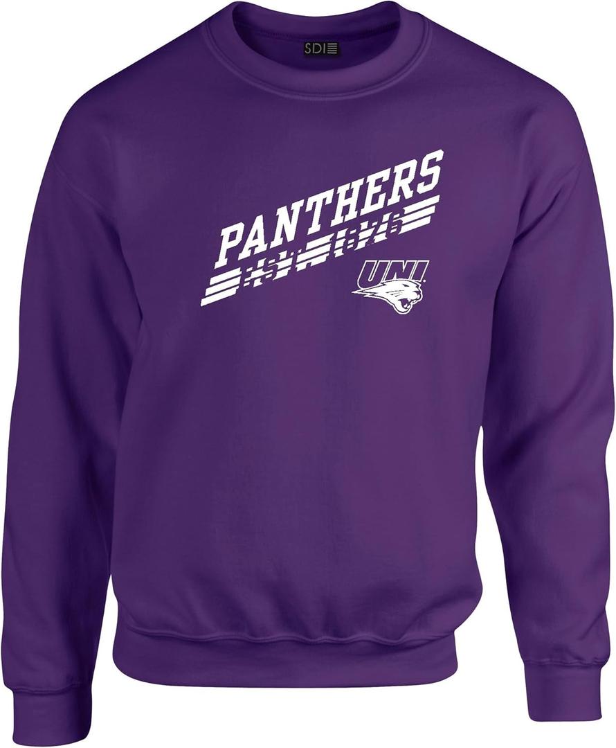 SDI NCAA 50/50 Blended 8 Oz. Crewneck Sweatshirt (Purple, M)