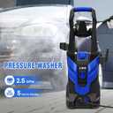 Pressure Washer, Power Washer with 4 Quick Connect Nozzles, High Pressure Cleaning Machine with Foam Cannon for Cars/Fences/Driveways/Patios/Home Cleaning