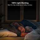 Finnez Blackout Window Privacy Film No Glue Necesary Static Cling,Anti-UV,Black Window Film 100% Light Blocking for Home Or Office