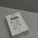 PUR Plus Vertical Faucet-Mount Water Filtration System, Lead-Reducing Filter, Easy Installation, 100-Gallon Capacity, Compatible with External Aerators, Grey