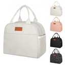 Goloni Insulated Lunch box for Women Men,10L Large Capacity Leakproof Lunch Tote, Lightweight Reusable Lunch Bag with 3 Pockets for Work, Office, Travel, Picnic