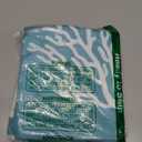 AEIOAE Natical Coastal Pillow Covers 18 X 18 Inch Set of 2, Teal Decorative Throw Pillow Covers Linen Beach Ocean Theme Pillowcase for Couch Home Sofa Indoor Outdoor Decor