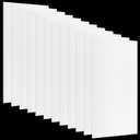 12 Pack 23.75" x 47.75" x 0.2"  Light Covers Diffuser Panels for Drop Ceiling, Replacement Ceiling Light Sheet Polycarbonate Fixture Panels for Office Classroom (Milky White)
