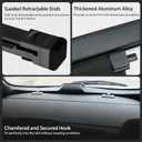 Trunk Cargo Cover for Mazda CX5 2026 2025 2017-2024, with Carbon Fiber Texture Ends, Anti-Peeping Retractable Security Shade for Privacy, CX-5 Accessories