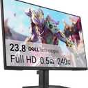 Dell 24 240Hz Gaming Monitor - SE2426HG - 23.8-inch FHD (1920x1080) 240Hz Display, in-Plane Switching (IPS) Technology, AMD FreeSync Premium, TV 3-Star, 2X HDMI, DisplayPort 1.4, Tilt