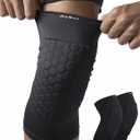 HiRui Knee Pads for Kids Youth Adult, Basketball Baseball Knee Brace Knee Support, Collision Avoidance Kneepad Compression Knee Sleeve for Volleyball Football Cycling Running-1Pair (Black, XS)