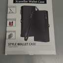 XcaseBar compatible with iPhone 17 Pro Max 6.9" Wallet case with Zipper Credit Card HolderRFID Blocking,Flip Folio Book PU Leather Phone case Shockproof Cover Women Men for Apple 17ProMax case White