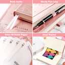 Planner 2026-2027 - Academic Planner 2026-2027, July 2026 - June 2027, 5.75" x 8.25", 2026-27 Weekly and Monthly Planner, Faux Leather planner 26-27 with Back Pocket & 40 Notes Pages - Rose Gold