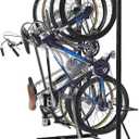 Caprihom Freestanding Bike Rack for Garage - Hold Up to 5 Bicycle Vertical Bike Stand Floor Indoor Bike Rack Storage Organizer Bike Hangers for Garage