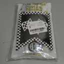 Race Car Birthday Party Streamers Backdrops Decorations, 2 Pcs Checkered Black White Foil Fringe Curtain with Racing Banner Photo Booth Props for Racing Cars One Happy Dude Party Decor Supplies (6.6 x 6.6 ft (2 Pack))