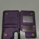 Vinich for Samsung Galaxy S24 Wallet Case with Card Holder, RFID Blocking Credit Slots Kickstand Shockproof Phone Cover Fit for Galaxy S24 6.2" Purple