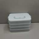 4-Layer Stackable Cookie Container Set | Airtight Food Storage for Cookies, Snacks & More - Keep Treats Fresh, Organized in Kitchen or Pantry