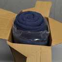 100% Cotton Muslin Blanket King 108" x 90", 6 Layers Breathable and Lightweight Cotton Throw Blanket for Bed, Soft Quilt Bedspread Coverlet, Gauze Blanket for Adults All Season, Navy