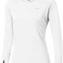 Willit Women's UPF 50+ Sun Protection Hoodie SPF Shirt Long Sleeve Hiking Fishing Outdoor Shirt Lightweight Hoodie L