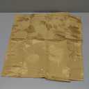 Romanstile Jacquard Rectangle silverware Tablecloth - Waterproof Damask Floral Pattern Decorative Table Cloths Heavy Weight Fabric Table Covers for Dinner/Parties/Holiday - 19x19 Inch, Gold
