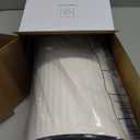 Petory Timed Automatic Cat Feeders - 4L Programable Dry Food Dispenser for Cats and Small Medium Dogs 6 Meals with Desiccant Bag Dual Power Supply 10S Voice Recorder (White)