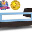 ComfyBumpy 1-Pack Bed Rail for Toddlers 55.5" L x 19.5" H | Toddler Bed Rails for Twin, Full, Queen & King Mattress Size | Swing Down Rail Guard | Mattress Side Rail for Kids | Blue