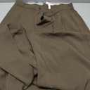 Wide Leg Pants Women's High Elastic Waisted in The Back Business Work Trousers Long Straight Suit Pants, Size: L