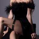 2 PCS Black Heart Thigh Garter Black Lace Garters for Thigh Adjustable Heart Lace Bands Elastic Leg Garters for Women Cosplay Spike Party Music Festival