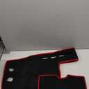Car Dashboard Cover Compatible for Nissan Rogue 2008-2013, Protective Polyester Red Center Console Interior Trim Dash Cover Mat Pad