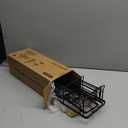 Veken Rustproof & Waterproof Shower Caddy 5-Pack, No Drilling Adhesive Wall Mounted Shower Shelves, Racks For Inside Shower, Large Bathroom Organizer Storage Accessories, Ideal for Home&Kitchen, Black