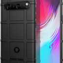 Case for Galaxy S10 5G Case, for Samsung S10 5G SM-G977U Case, Military Grade Shockproof Heavy Duty Rugged TPU Cover and Camera Lens Protection Phone Case for Samsung Galaxy S10 5G Black