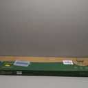 Bamboo Monitor Stand with Storage, Curved Computer Laptop Stand Desk Shelf Organizer with Sliding Doors (25 inch)