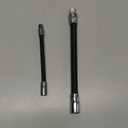 Bates- Flexible Extension Bar Set, 2 pcs, 1/4" & 3/8" Drives, Flexible Drill Bit Extension