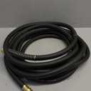 Leader Garden Hose 15ft x 5/8", Heavy Duty Short Water Hose, Male to Female Fittings, Five Layered Braiding for Durability, 1000PSI Burst, 200PSI Working (Black)