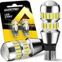 AUXITO 912 921 LED Bulbs for Backup Reverse Light Bulbs, 42-SMD 400% Brighter, 6000K White, Non-polarity 906 W16W T15 921 LED Bulb Direct Back Up Parking Light Replacement Lamp, Pack of 2